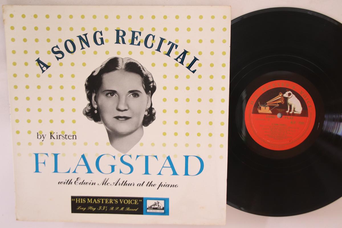 

LP Record KIRSTEN FLAGSTAD - A Song Recital ALP1191 HIS MASTERS VOI UK Classical Used