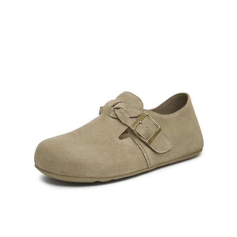 TEENMIX Women s Retro Flat Casual Sandals 39