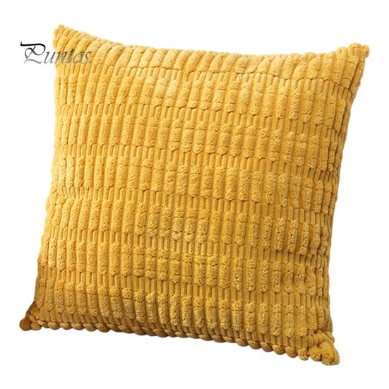 Наволочка удобная мягкая наволочка в полоску в стиле бохо со скрытой молнией для украшения домашнего дивана жёлтый 867₽