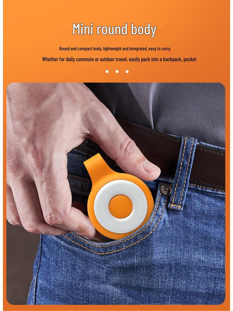 Adjustable Three-Color Magnetic Selfie Light for Phones and Live Streaming