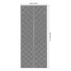 Magnetic Thermal Insulated Door Curtain for 36 X 80 Inch Doors, Visible Door Cover for Heat Insulation, Magnetic Closure