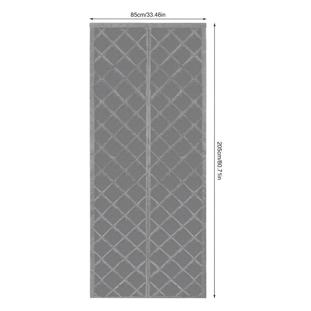 Magnetic Thermal Insulated Door Curtain for 36 X 80 Inch Doors, Visible Door Cover for Heat Insulation, Magnetic Closure