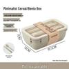 Wheat Straw Microwaveable Divided Bento Lunch Box