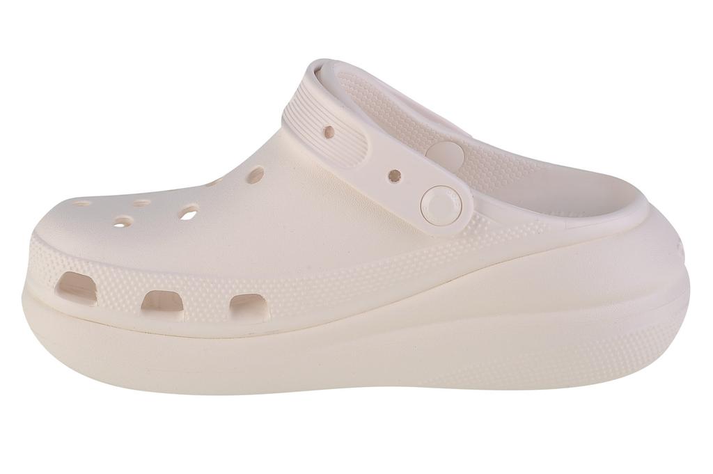 Crocs Classic Crush Clog, Womens white Slides
