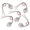 5PCS LED In Ground Well Light DC 12V 1W Mini Embedded Spotlight LED Deck Lamp for Jewel Cabinet