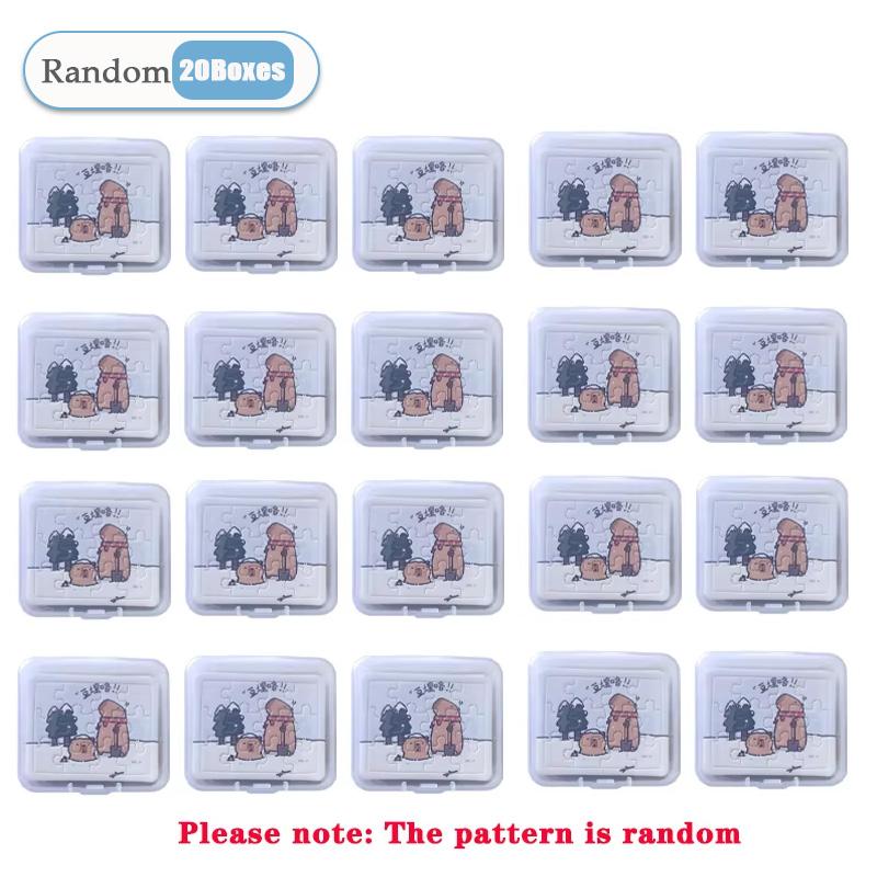 1-80Boxes Cute Cartoon Capybara Jigsaw Puzzle Educational Toys for Kids Adults Cute Mini Animal Puzzles Children Game Toy Gifts