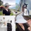 Stretchy Korean Style Sun Hat With UPF50 Protection For Women Outdoor Activities Lightweight And Foldable Travel Hat