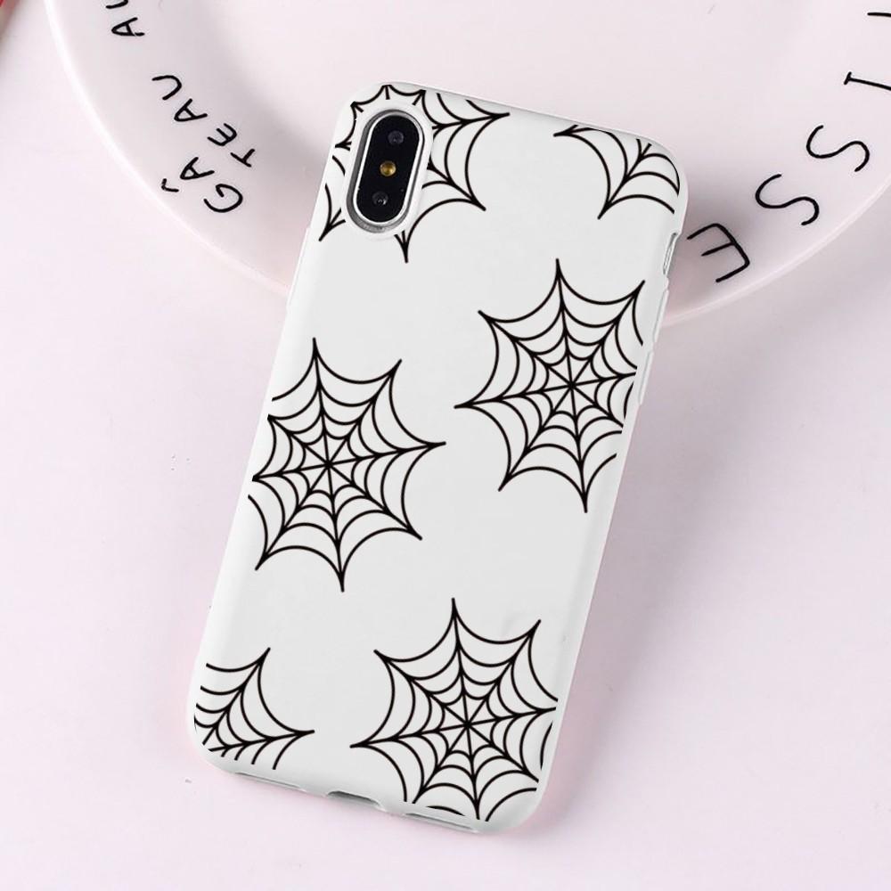 Halloween Mousepad for iPhone 14 11 12 13 Mini Pro Xs Max 8 7 6 6S Plus X XR Solid Candy Color Case
