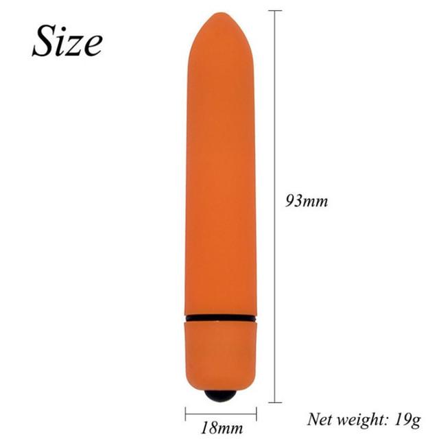9 Colors 10 Speed Mini Bullet Dildo Vibrator Clitoris Stimulator Sex Products AV Stick Anal Sex Toys for Women
