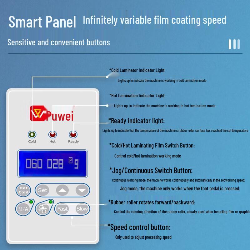 Puwei PW-1600C7 Automatic Cold Laminating Machine CN plug (adapter included)