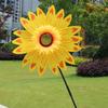 Outdoor Sunflower Lawn Pinwheels Wind Spinner Large Windmill Pinwheels for Garden Yard Outdoor Decoration Backyard