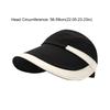 Simple Nylon Sunscreen Sun Hat Versatile Color Blocking Empty Top Hat Sun Protection Sunshade Duckbill Cap Beach