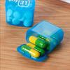 1ks 31denní měsíční pouzdro s organizérem pilulek, plastová krabička na pilulky ve stylu klávesnice, velkokapacitní pouzdro na denní uložení léků s datly