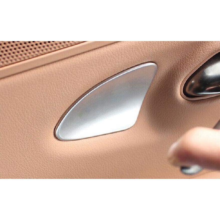 Interior Door Bowl Cover Trim 4* For Lexus ES250 300h 350 2019-2023 Silver Steel