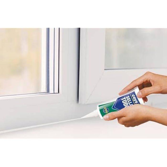 Produit D'étanchéité - CEYS - SILICONA SELLATODO BLANCO - Silicone - 125 Ml - Blanc