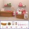 Micro Model Dollhouse Furniture Bedroom Living Mini Furniture Toys Miniature Furniture  Girl Gift