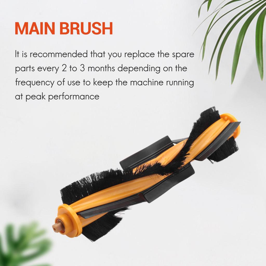 B69A 2Pcs Roller Brush For Ecovacs Deebot Ozmo T8 Vacuum Cleaner Main Brush Replaceable Accessory