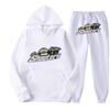 Unisex Trapstar Red & Black Tiger Head Hoodie and Sweatpants Set