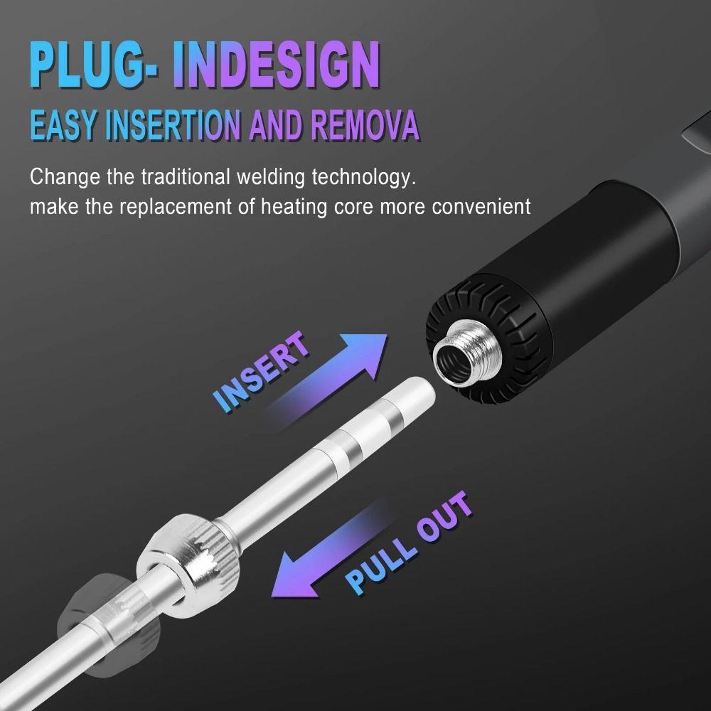 LCD Digital Electric Soldering Iron Adjustable Temperature Welding Pen  Welding Tool