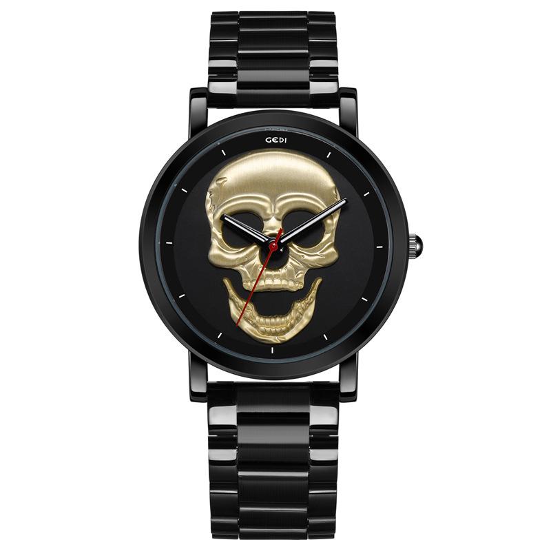 Trendy Skull Watch Ladies Niche Creative Stainless Steel Watch Waterproof Premium Watch