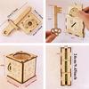3D Puzzles Magic Kit for Adults Magic Tricks Model Kit Handcrafted Wooden Building Kit Desk Magic Gift for Men Women Kids