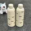 500ml Vacuum Cup Bowknot Thermal Car Cup Cute Insulated Water Bottle