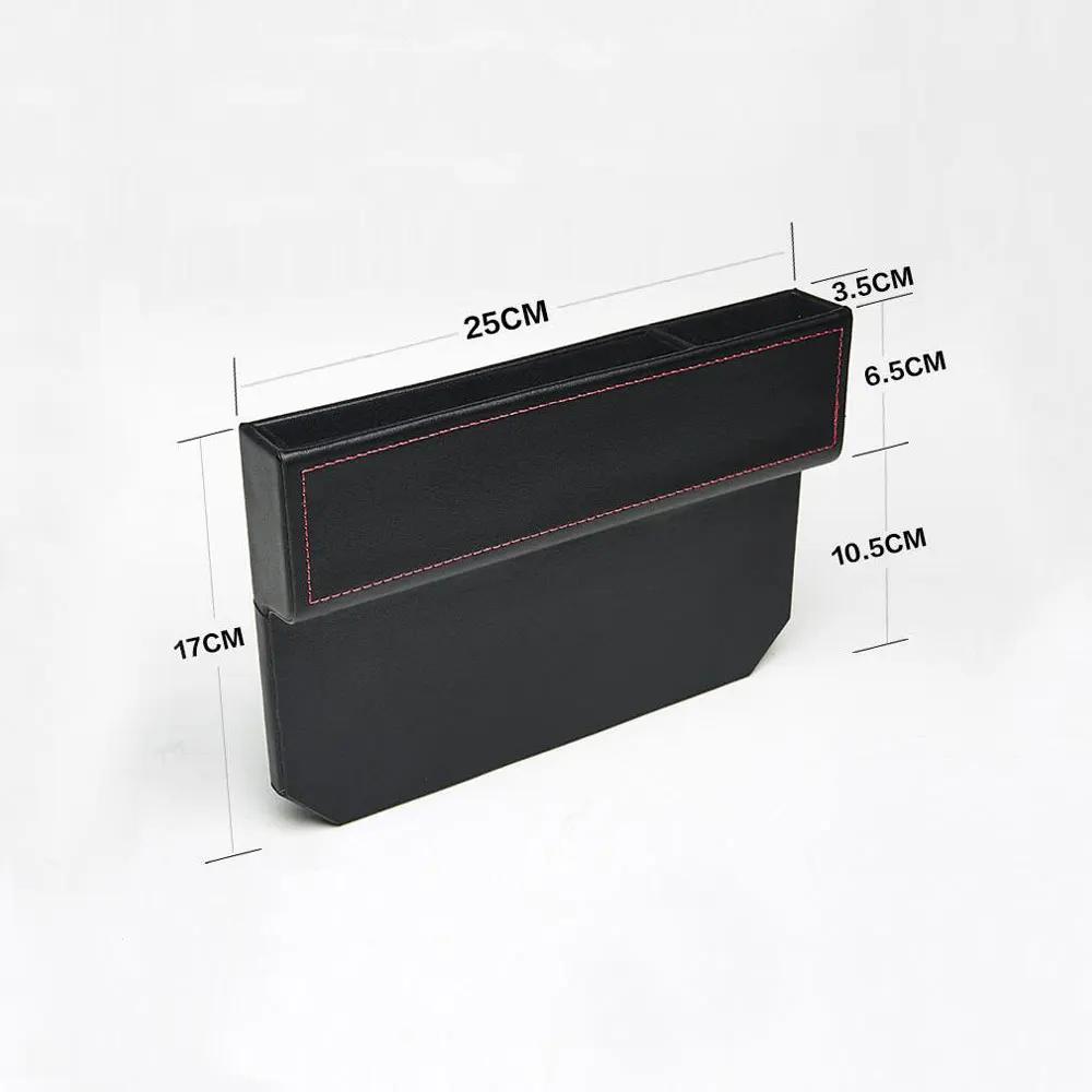 Universal Car Seat Crevice Storage Box Multi-Purpose Car Gap Filler Organizers Carrying Pocket Middle Side Content Phone Holder