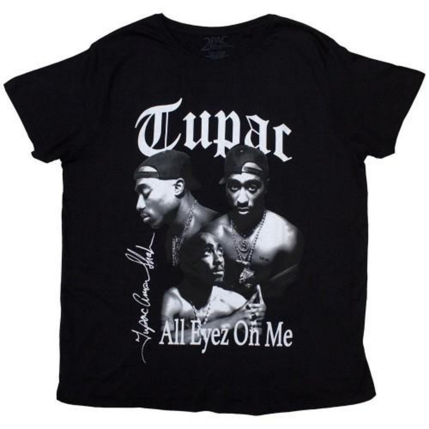 Tupac Shakur Unisex Adult All Eyez On Me T-Shirt S чёрный