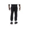 Nike Flight Fleet Solid Logo Print Drawstring Cuffed Casual Pants Men Bottoms Black FV7251-010