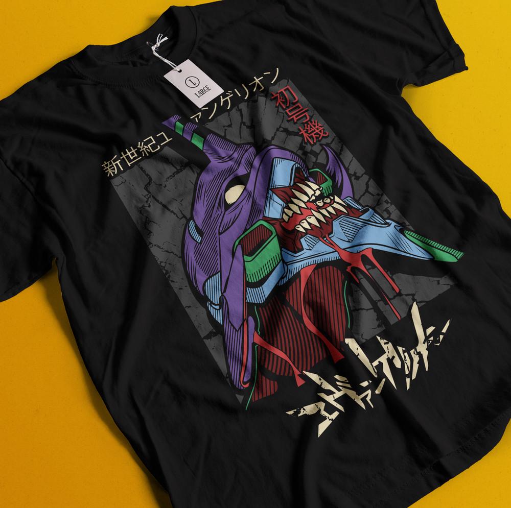 

Футболка Neon Genesis Evangelion Футболка Ева Футболка Аска Футболка Аянами Футболка Мари Мисато S