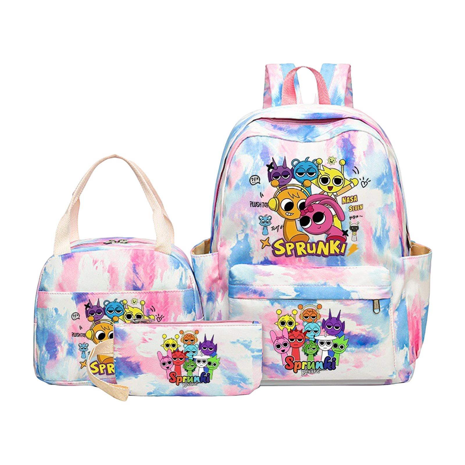 

Аниме Периферийный Рюкзак с Принтом, Персонализированная Сумка для Хранения Рюкзака, Набор из Трех Предметов: Рюкзак, Сумка через Плечо, Пенал, Школьные Принадлежности One Size