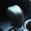 Leather Gear Shifts Knob Protector Car Gear Knob Sleeve Auto Shifters Knob Cover Vehicle Accessories Suitable for Vehicle