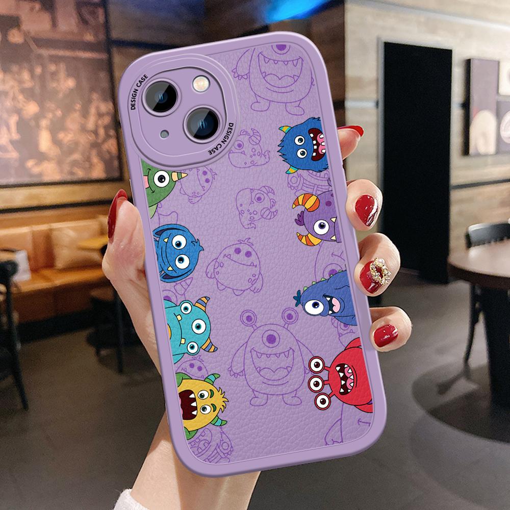 Popüler PU Deri Telefon Kılıfı iPhone Samsung Galaxy Xiaomi Redmi VIVO OPPO HUAWEI Onur Infinix Yumuşak Arka Kapak Coque