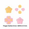 Soft Button Caps Protective Shell ABXY Key Sticker Cute Cross D-pad Cover  Game Accessories