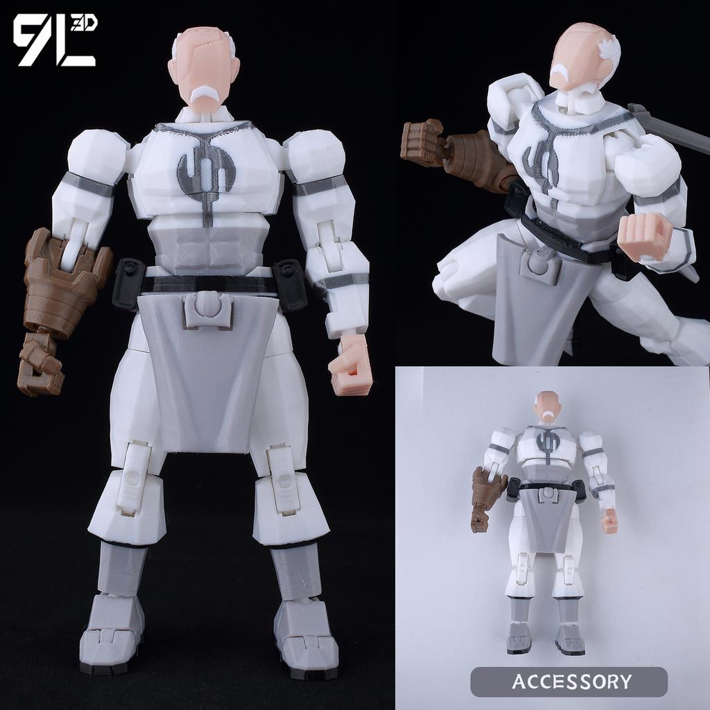 9L3D Printed MultiJointed Action Figure BATTLE BEAST Invincible DUMMY13 LUCKY13 Titan13 American Comics Action Figure Model Toy