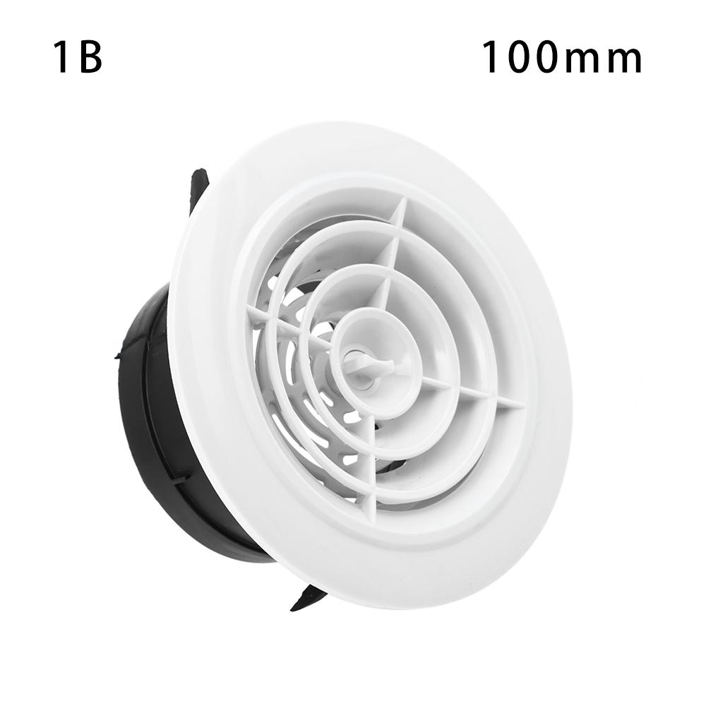 75/100/150mm Ducting Ventilation Grilles Air Vent Cover Extract Valve Grille Durable Air Circulation Vents Cap Home Decoration