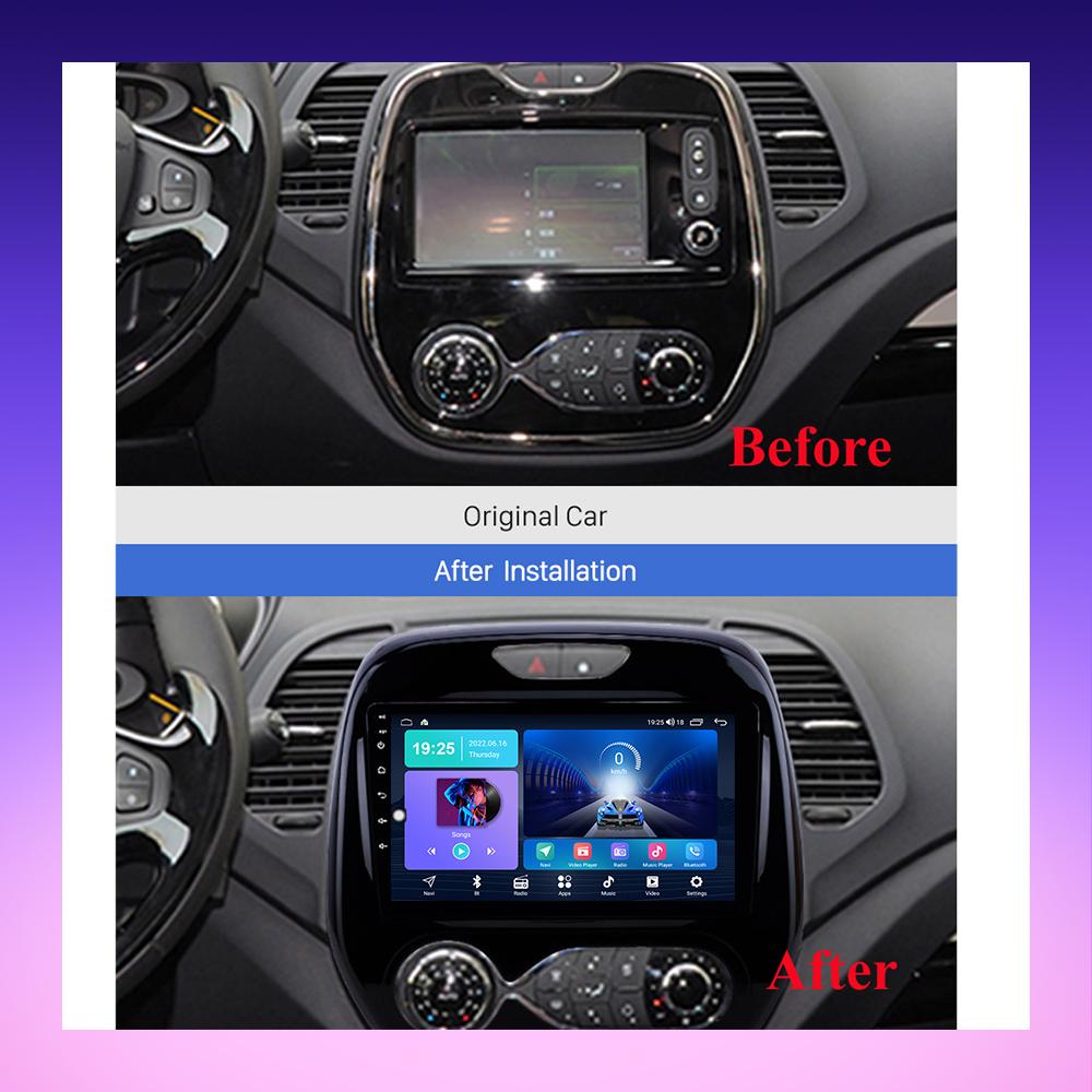 2 DIN Android Car Radio For Renault Captur Clio 2011-2018 Multimedia Player Head Unit Stereo GPS Navigation WIFI 1+16GB