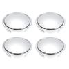4pcs ABS Wheel Center Hub Caps Silver Tone Rim Hub Caps Durable Hub Cap Covers  Universal Fit