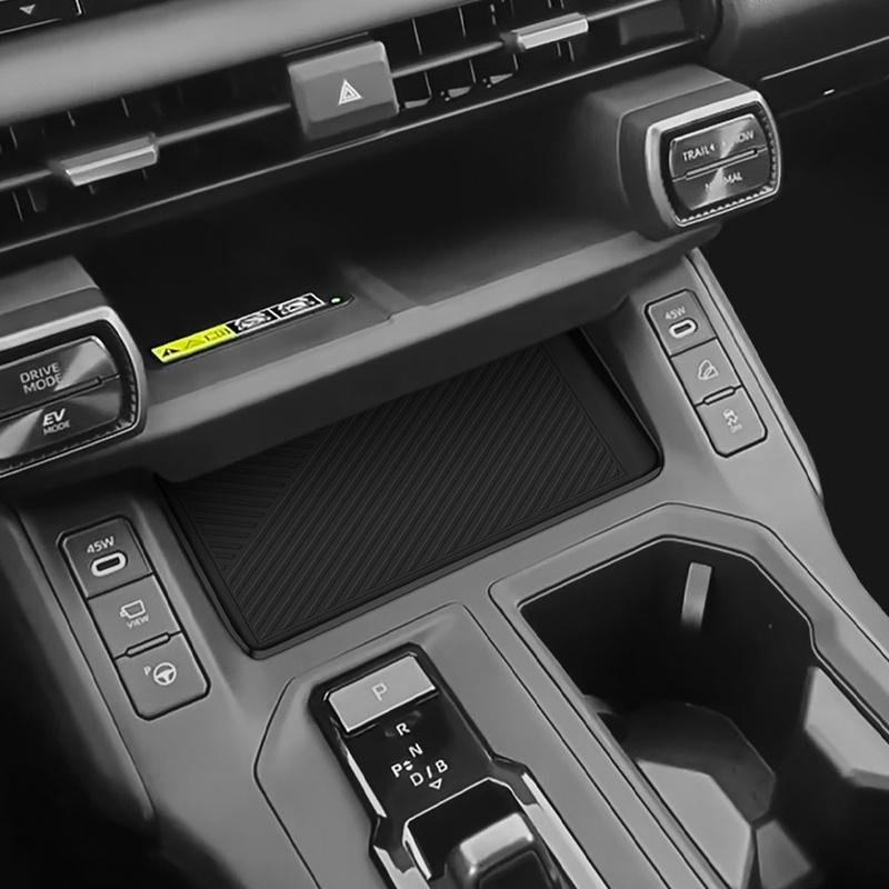 Center Console Storage Box Central Tray Pad Mat Organizer For TOYOTA RAV4 2026+ Stowing Tidying Car Interior Accessories Black