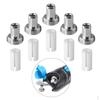 10Pcs Ceramic Sleeve Adapter Kit For Red Light