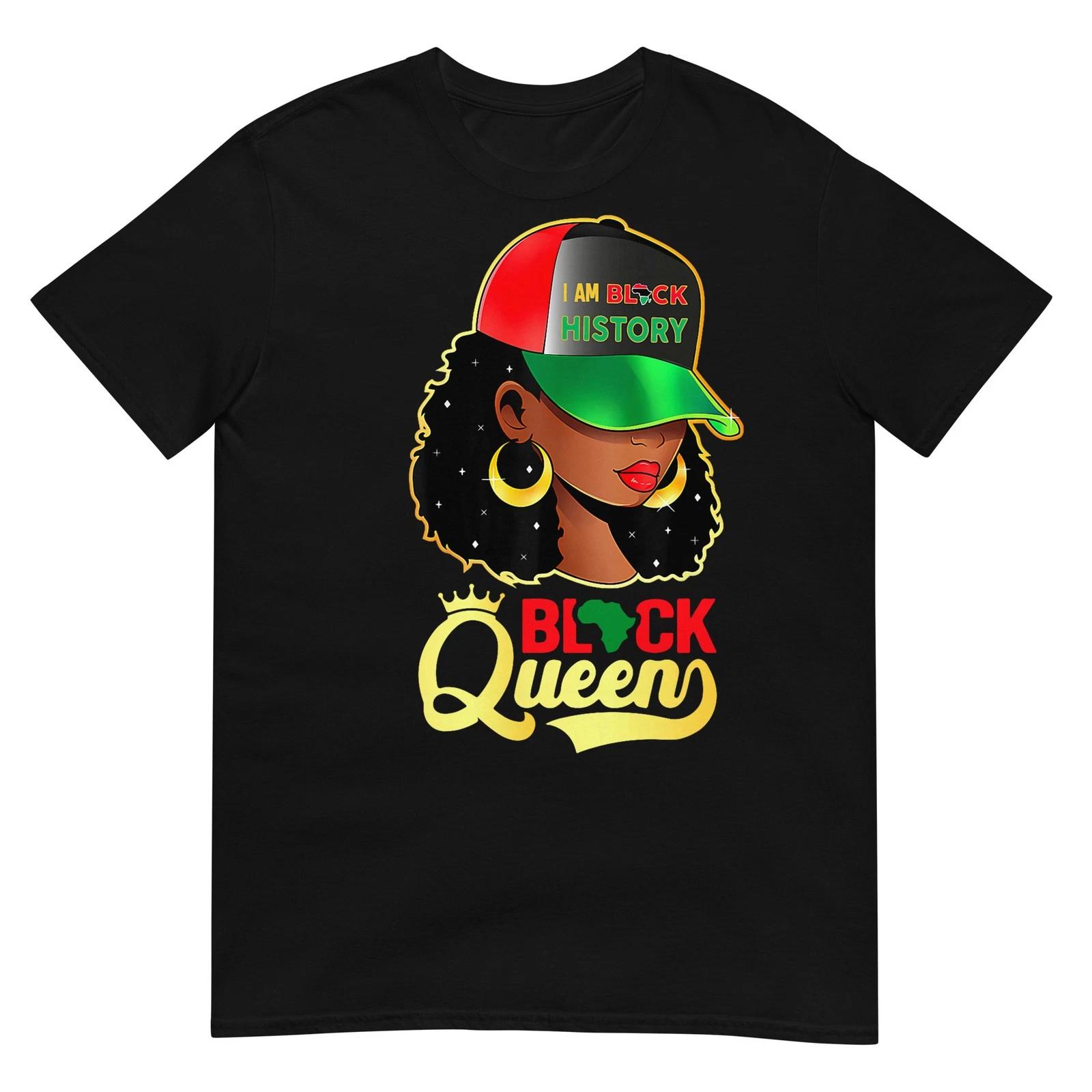 Black Queen Shirt Black History Month African American T-Shirt 4XL