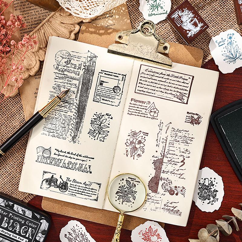 Colorful Multicolor Ink Pad Planner Stamps Art Scrapbook Student Supplies Self Ink Stamp Inkpad School Accessories Stationery