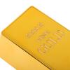 Imitation Gold Bar Bullion Plastic Paperweight Rectangle Prop Desk Decor Door Stopper for Gifts