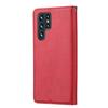 Suitable for Samsung S23 mobile phone leather case A54 leather pattern card wallet flip magnetic protective case A34 solid color