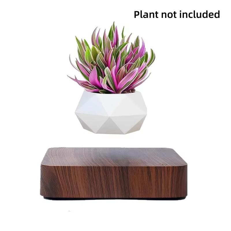 

Nordic Style Magnetic Levitating Bonsai Floating Plant Pot Air Bonsai Pot Magnetic Levitating Flower Pot Creative Gift Home Deco AU Plug
