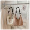 Handmade Crochet Underarm Tote Bag - Casual Lazy Style Shoulder Bag