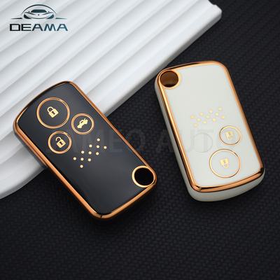 2/3 Buttons Tpu Car Key Shell Holder Bag Fob Auto Key Cover Case For Honda Accord Civic Crv Fit 2006 -  Accessories