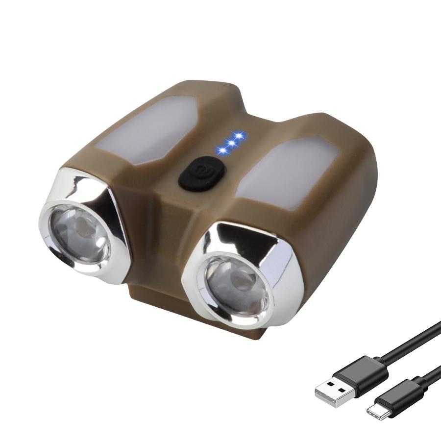 

Светодиодный индукционный налобный фонарь с двумя датчиками источника света, перезаряжаемый через USB-порт, с плавной регулировкой яркости, для кемпинга, рыбалки и отдыха на природе