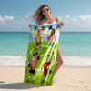 1pc Animals Soccer Together Cartoon Quick Dry Microfiber Bath Towel for Swimming Surfing Camping Unisex Holiday. SJT7201150