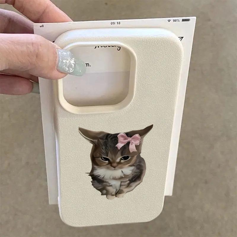 Lovely Cat Dog Animal Pattern Mobile Phone Case For iPhone 17 16 15 14 Plus 11 13 12 Pro Max 16E 17Air X XR XS Max Soft Cover
